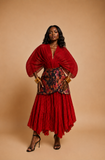 Jellyfish Pleats Top (Red)