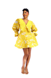 Efua Mini Dress (Yellow)