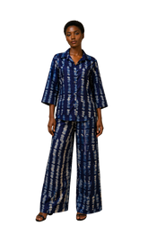 Denim Look Pants Set