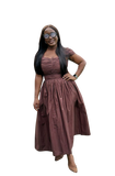 Calla Dress (Brown)