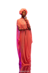 Verbena Robe in Peach