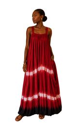 Eka Bloom Bubble Gown (Red)