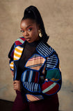 Patchwork Crop Jacket