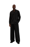 Men Linen Set (Black)