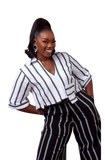 Monochrome Crop Top