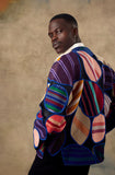 Patchwork Jacket (Blue)