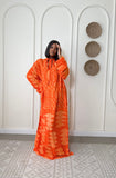 Orange Slip Dress