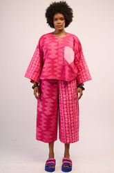 Pink Wide Leg Culottes