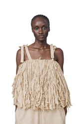 Temi PomPom Top (Beige)