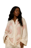 Ufan Slit Tunic Top (Tan)