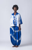 Bibi Tie and Dye Balloon Pants (Blue)