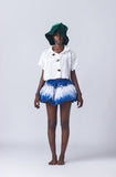 Ndaham Patched Linen top