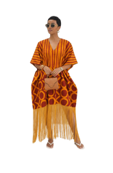 XO Fringe Kaftan