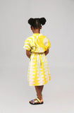 Kids Yellow and White Buba Dress