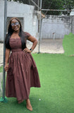 Calla Dress (Brown)