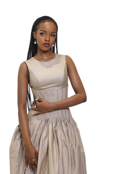Quirk Dress (Beige)