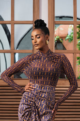 Iris Body Suit Anagram (Indigo)