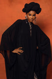 Twist Robe in Black