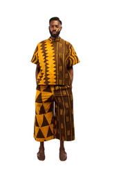 Yellow and Brown Shirt