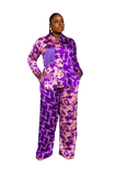 Fringe Silk PJ Set