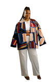 Patchwork Jacket (Blue)
