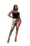 Patchwork Mini Skirt