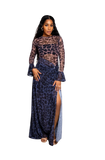 Milan Mesh Dress (Two Tone)