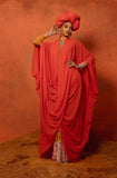 Twist Robe in Orange