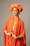 Twist Robe in Orange