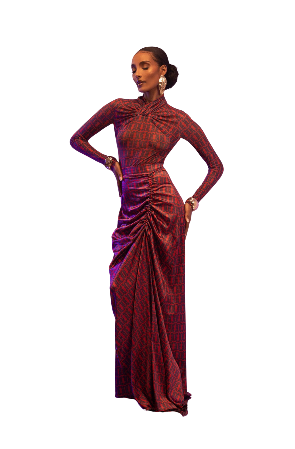 Benaya Skirt Anagram (Wine)