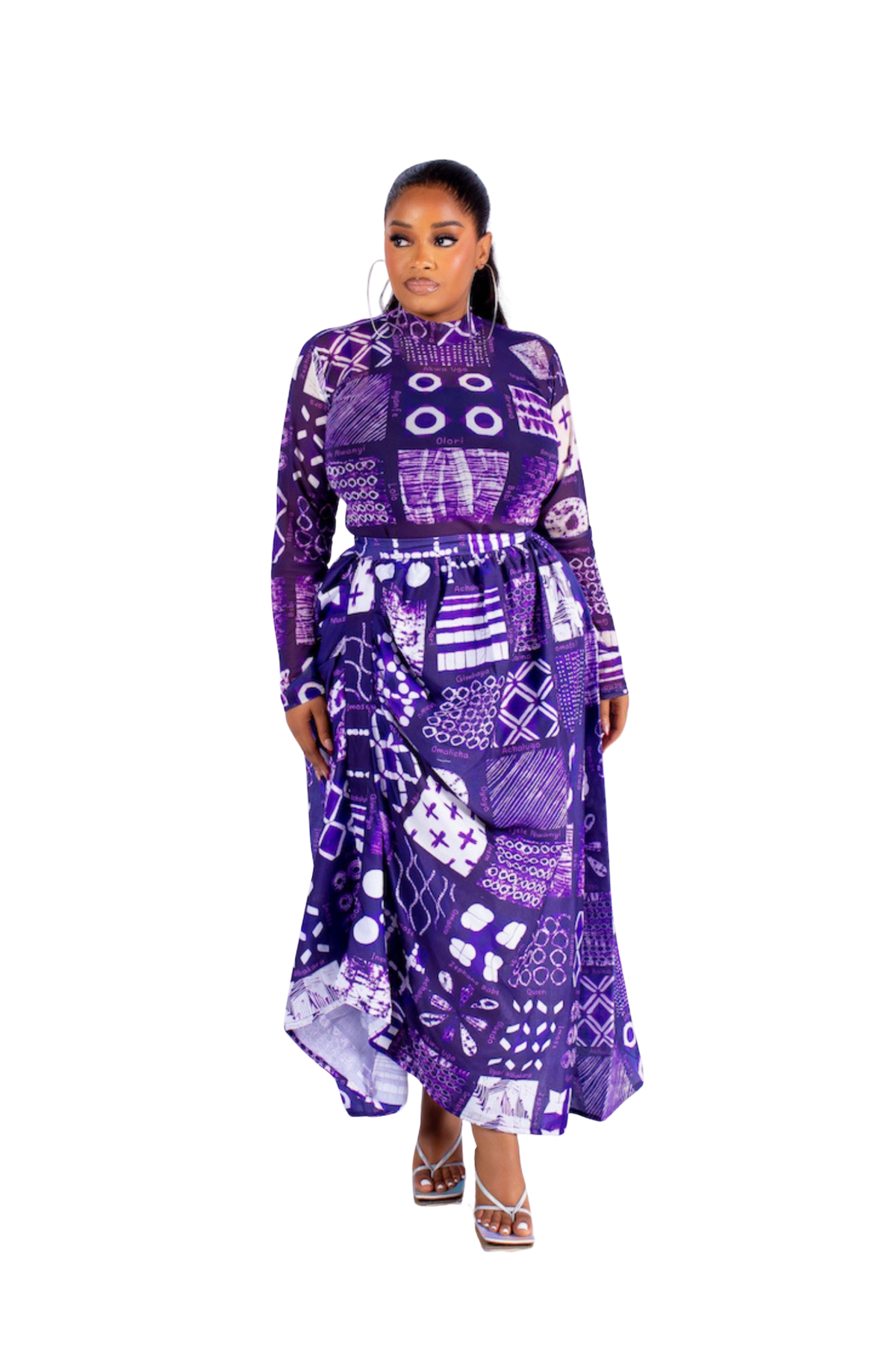 Imose Skirt Set In (Purple)