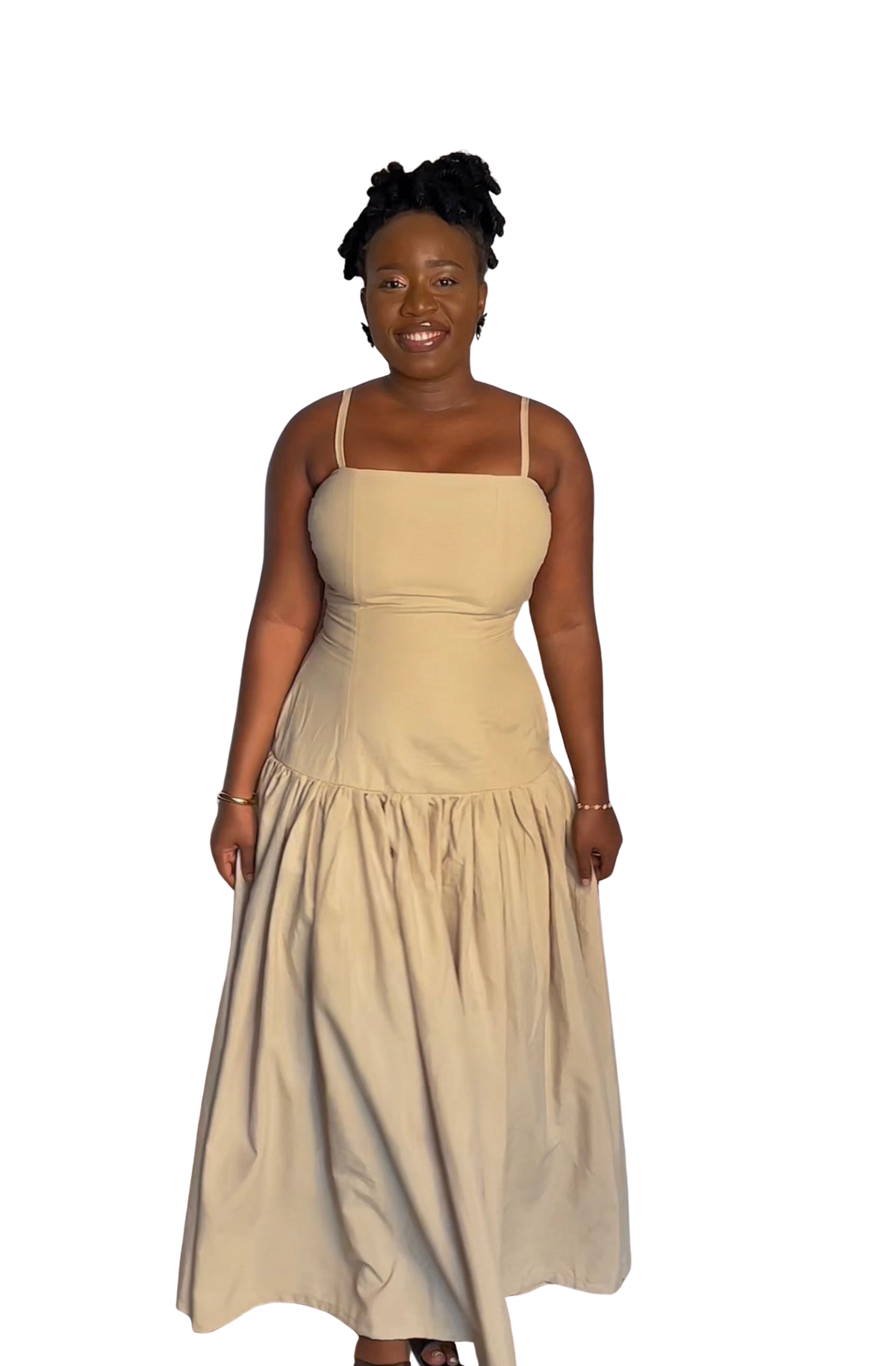 Fowoke Dress (Beige)