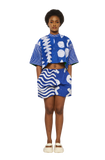 Blue and White Shorts
