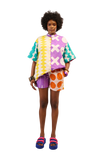 Yellow and White Multicolour Shirt