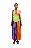 Multi-Colour Jumpsuit + Bib
