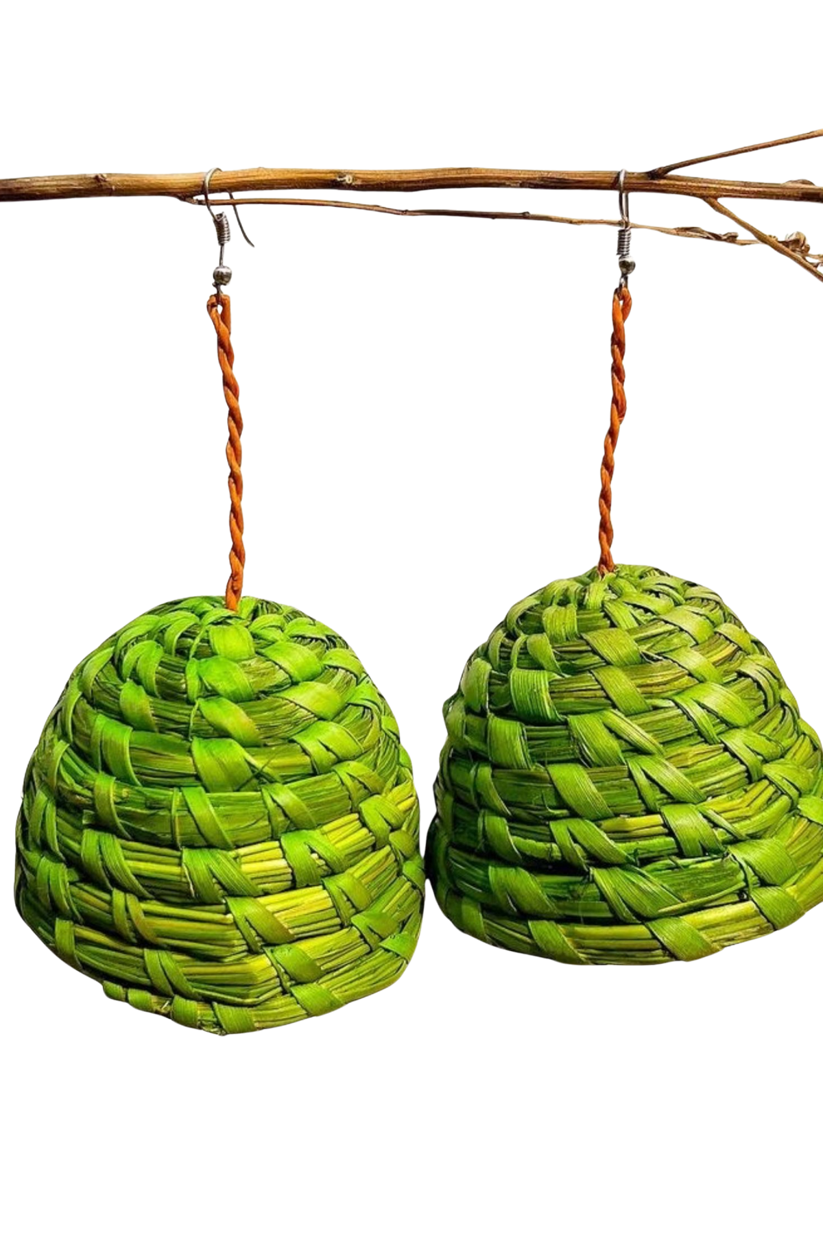 Laabu Basket Earrings (Green)