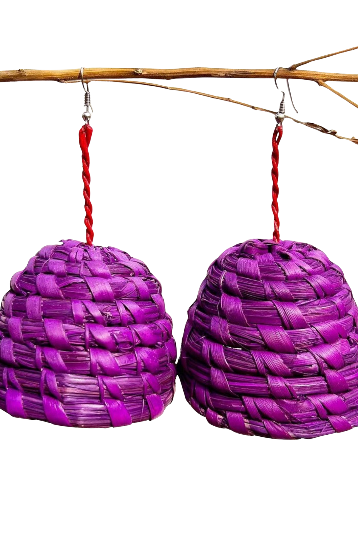 Laabu Basket Earrings (Purple)