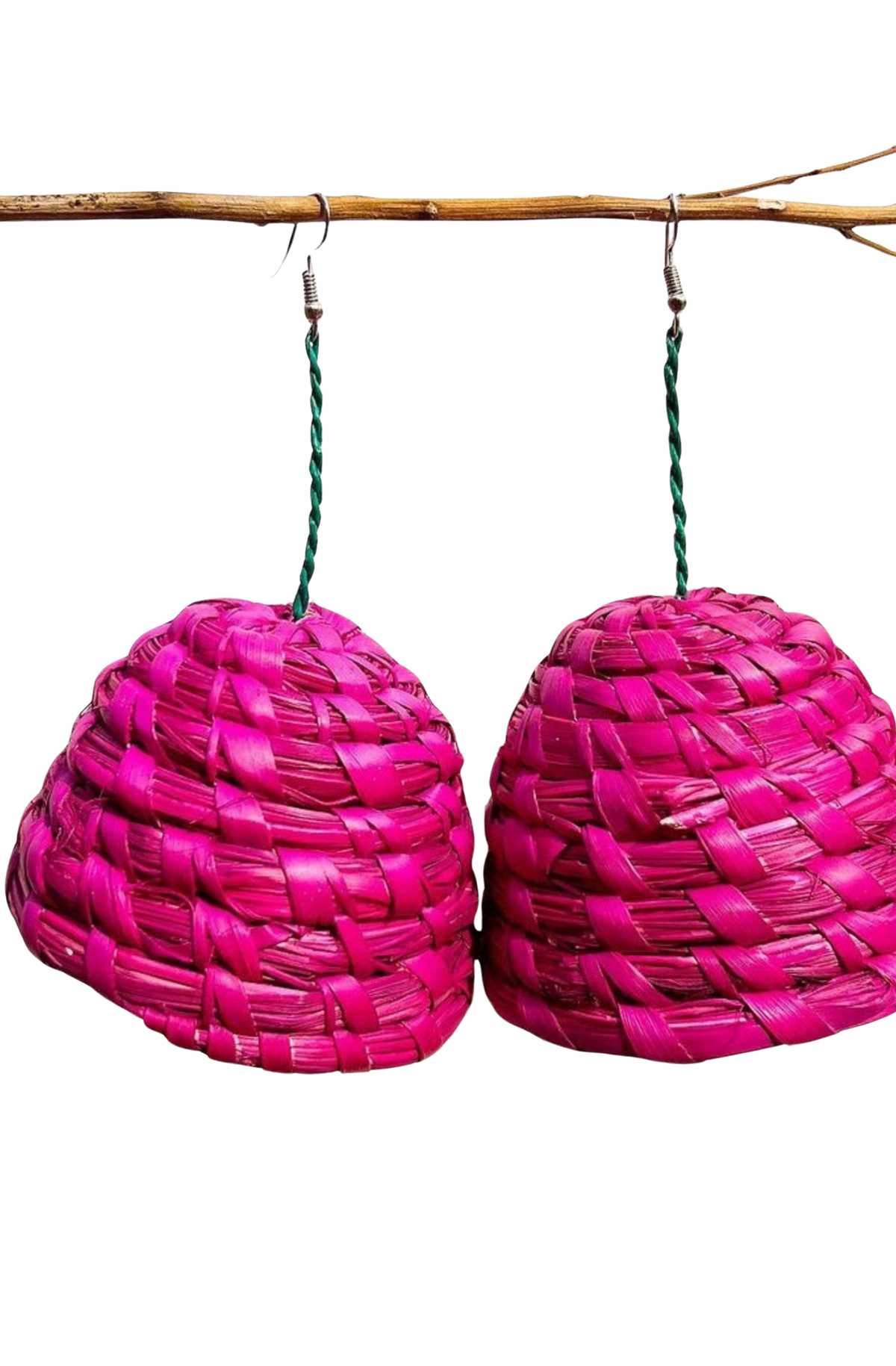 Laabu Basket Earrings (Pink)