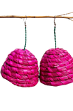Laabu Basket Earrings (Pink)