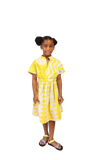Kids Yellow and White Buba Dress