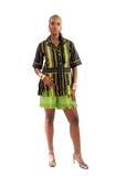 Neon Fringe Shorts