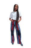 Blue/Red Ripped Pants
