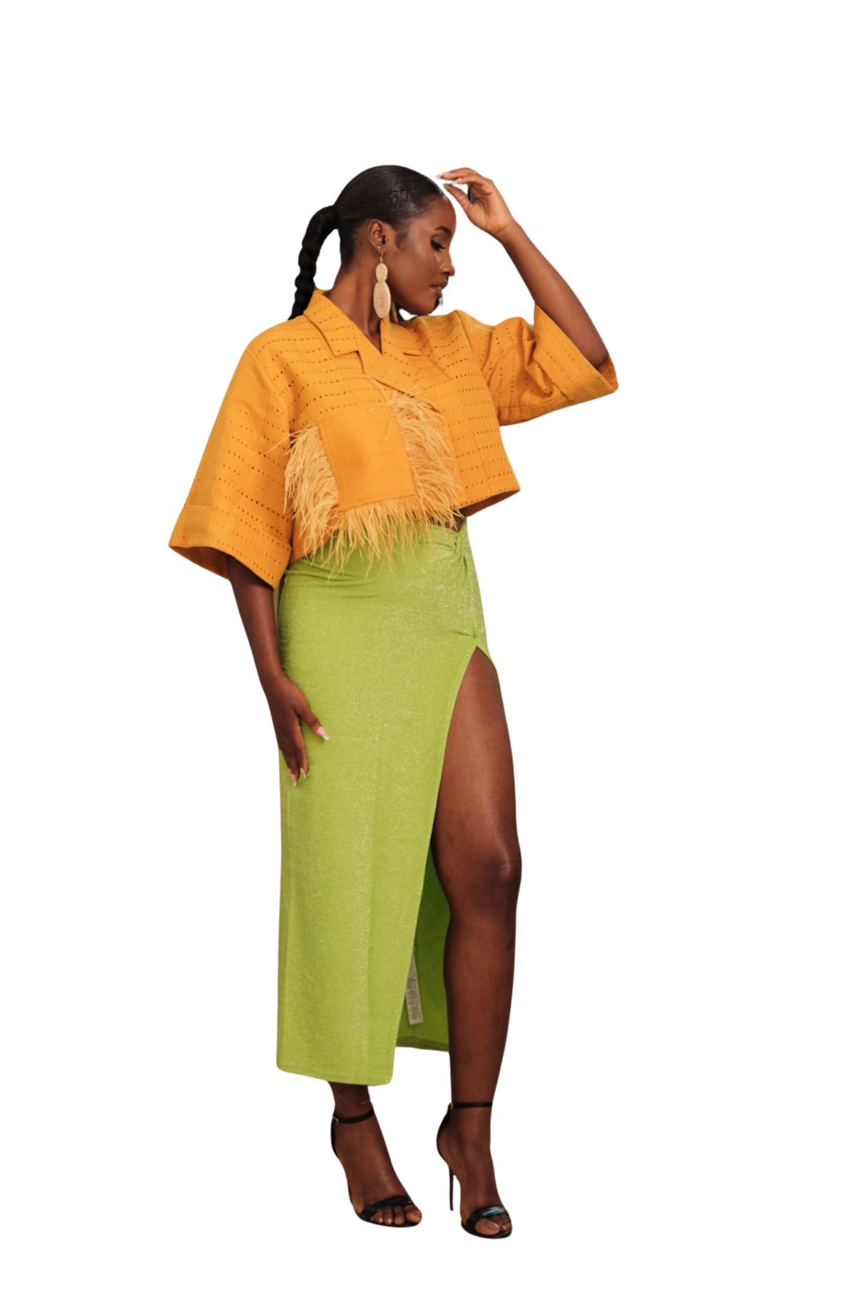 Crop Jacket (Mustard)