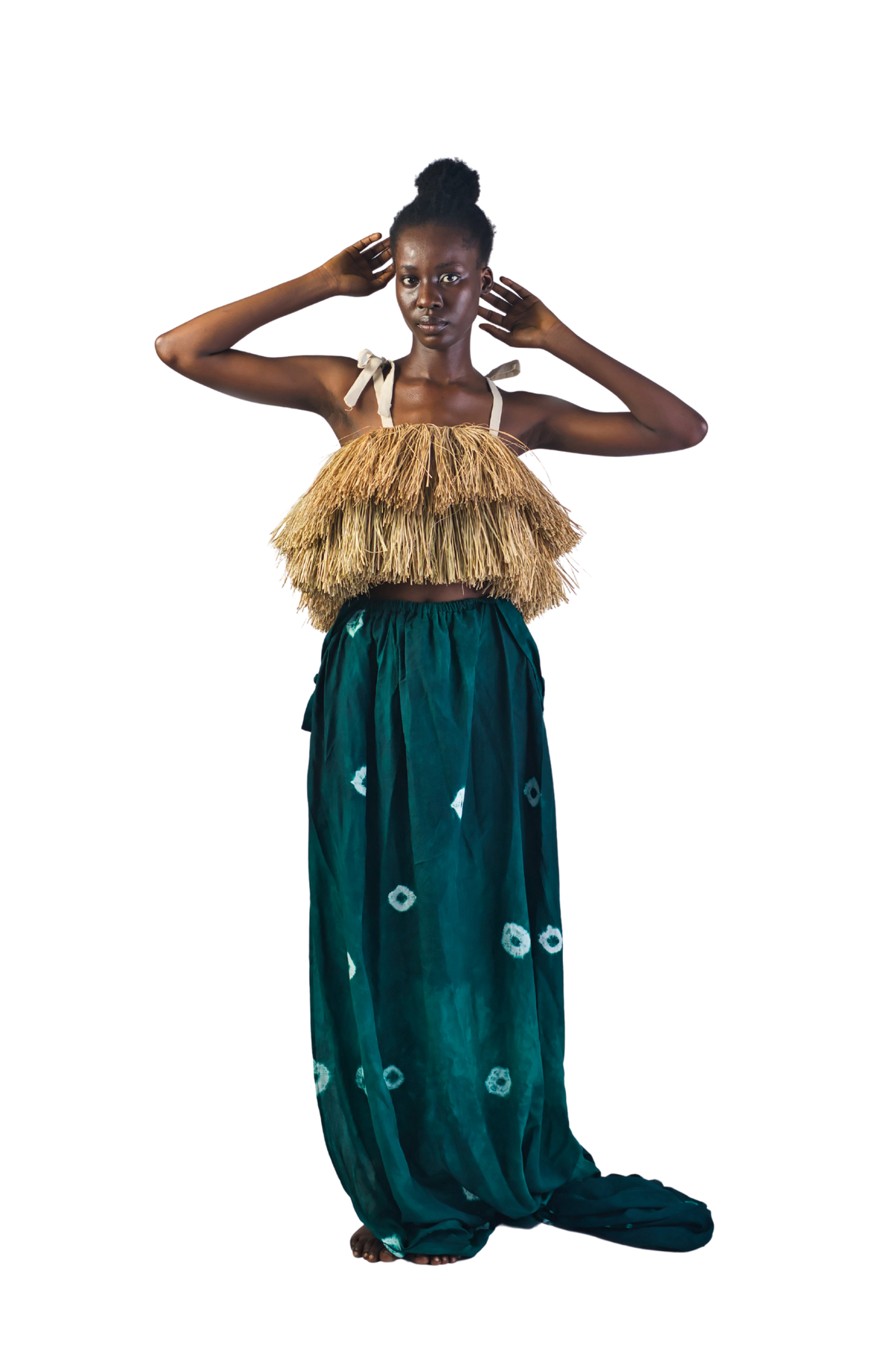 Akom Raffia Sleeveless Top