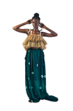 Akom Raffia Sleeveless Top