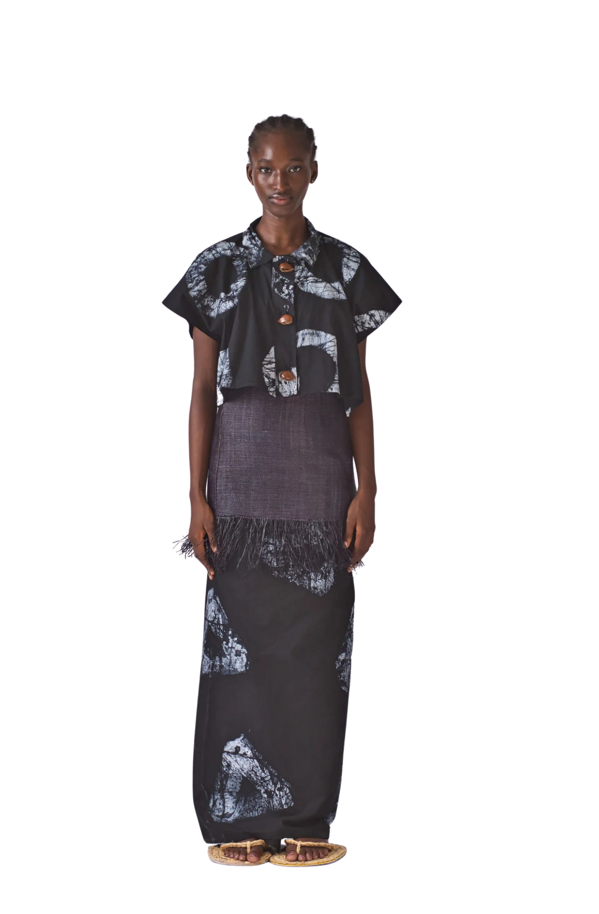 Seed of Heritage Batik Shirt (Black)