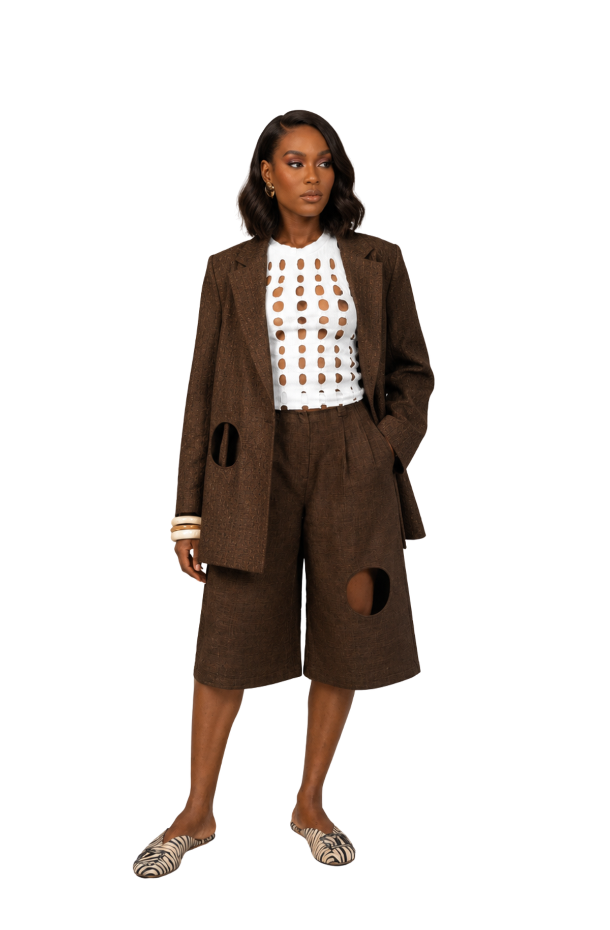 Cut-out Blazer