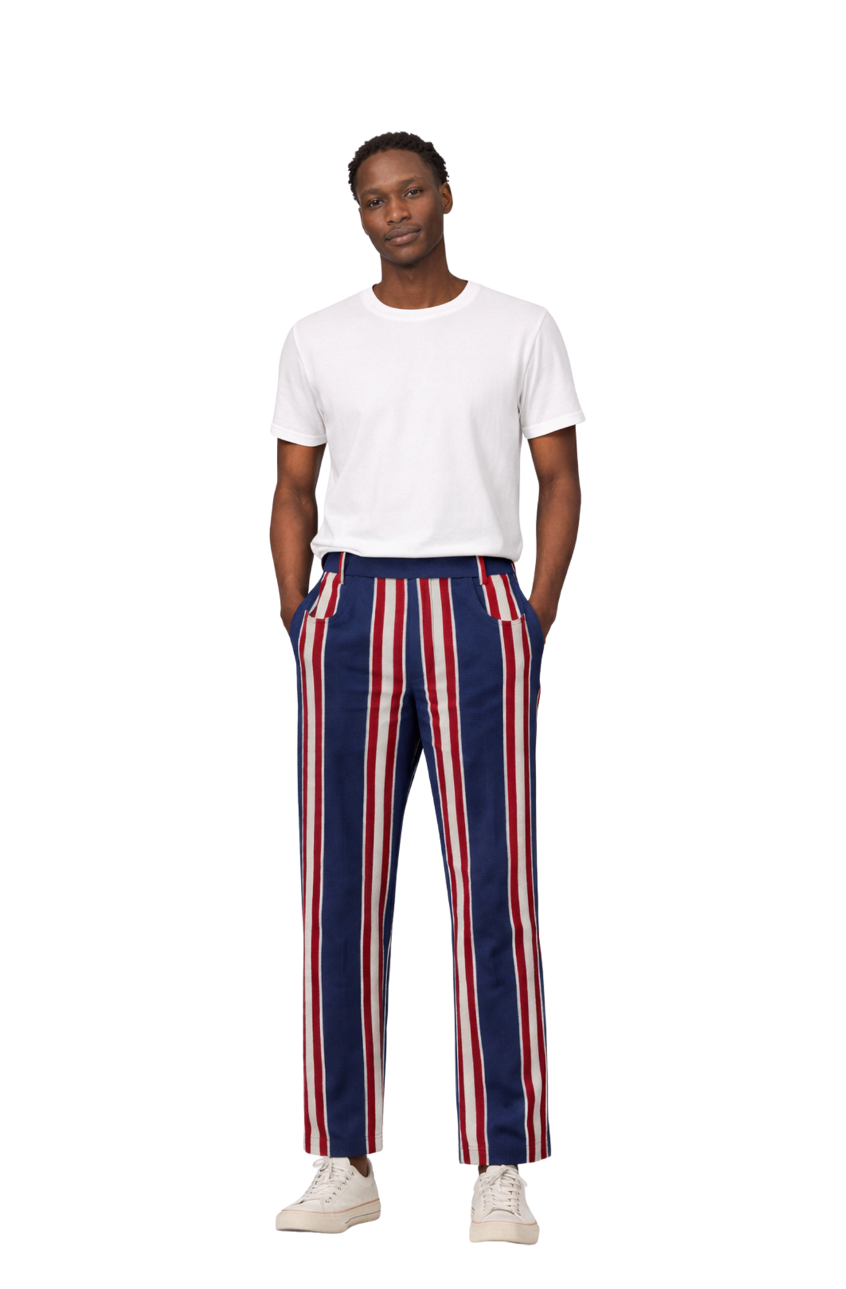 Men Aso-Oke Pants (Blue)