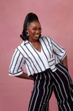 Monochrome Crop Top