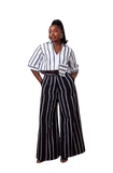 Monochrome Stripe Pants